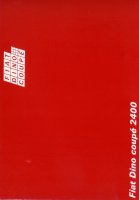 Fiat Dino coupe 2400 brochure